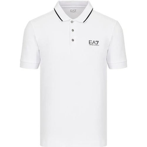 T-shirt Polo EA7 8NPF06 PJ04Z Uomo Bianco - Ea7 Emporio Armani - Modalova