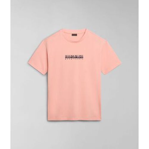 T-shirt S-BOX SS4 NP0A4H8S-P1I PINK SALMON - Napapijri - Modalova