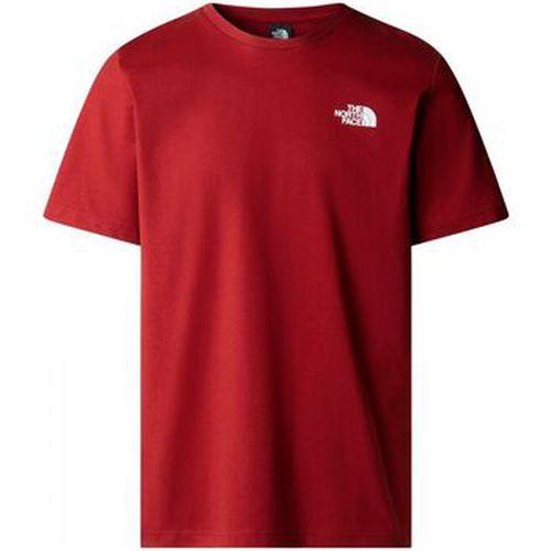 T-shirt NF0A87NP M SS BOX NSE TEE-POJ IRON RED - The North Face - Modalova