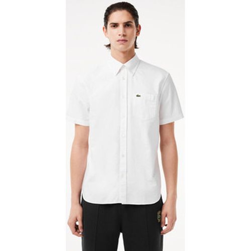 Chemise Chemise manches courtes blanche coton bio - Lacoste - Modalova