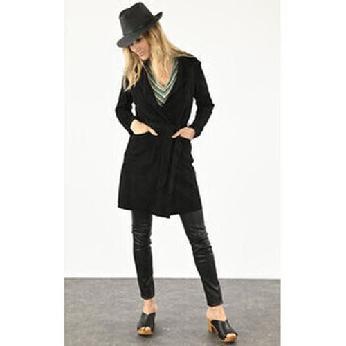 Manteau Trench cuir velours -047459 - La Canadienne - Modalova