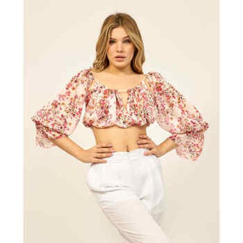 Blouses Blouse courte à manches larges et motif fleuri - Jijil - Modalova