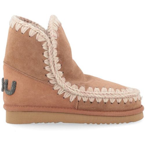 Boots Bottine Eskimo 18 rose poudré avec logo pailleté - Mou - Modalova