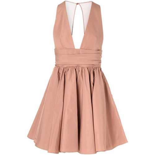 Robe Mini robe en taffetas couleur champagne - Pinko - Modalova