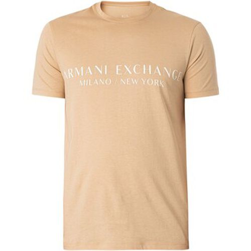 T-shirt EAX Marque mince t-shirt - EAX - Modalova