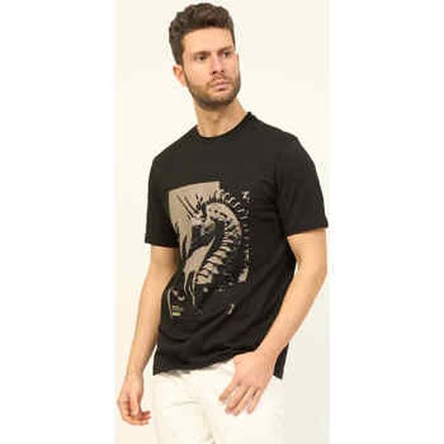 T-shirt T-shirt col rond avec imprimé requin - BOSS - Modalova