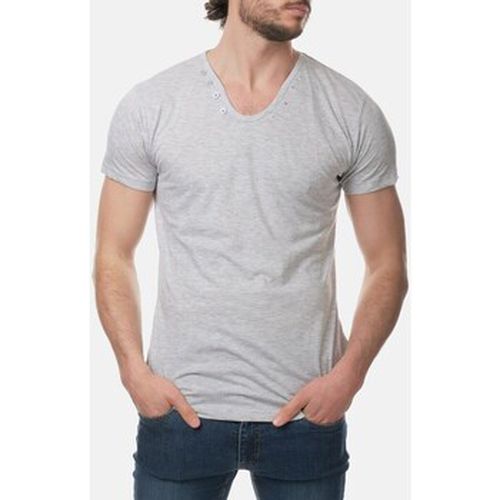 T-shirt T-shirt coton manches courtes col V NARSUS - Hopenlife - Modalova