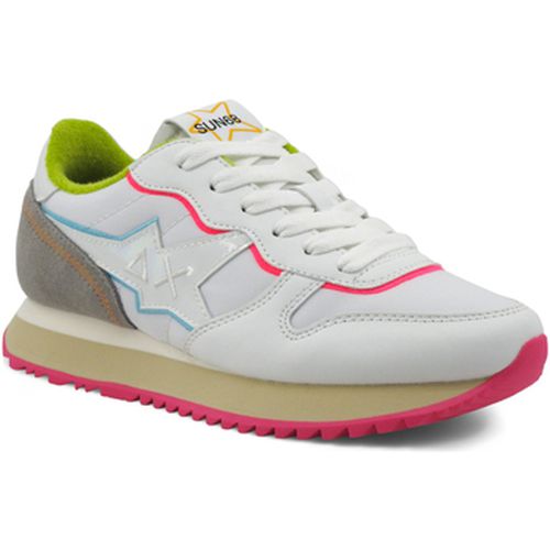 Bottines Stargirl Fluo Details Sneaker Donna Bianco Z34213 - Sun68 - Modalova