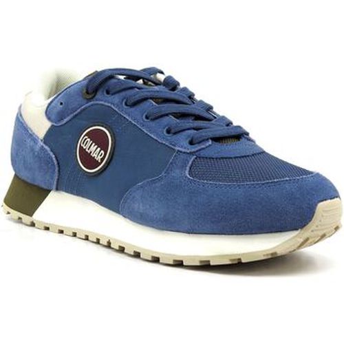Chaussures Sneaker Uomo Denim Blue Green Beige TRAVIS AUTHETIC - Colmar - Modalova
