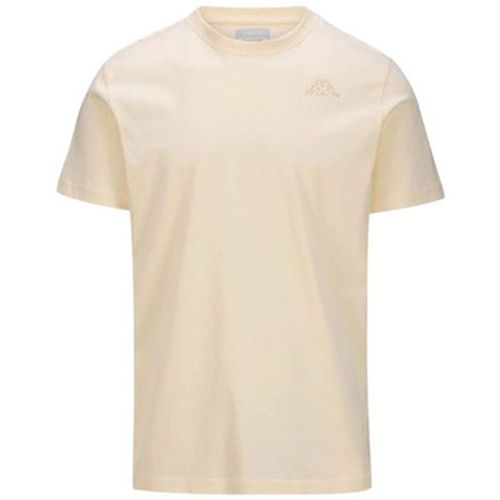 T-shirt TEE SHIRT CAFERS SLIM BEIGE - WHITE MILK/BEIGE - 2XL - Kappa - Modalova