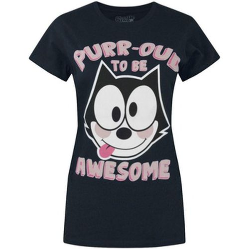 T-shirt Purr-oud To Be Awesome - Goodie Two Sleeves - Modalova