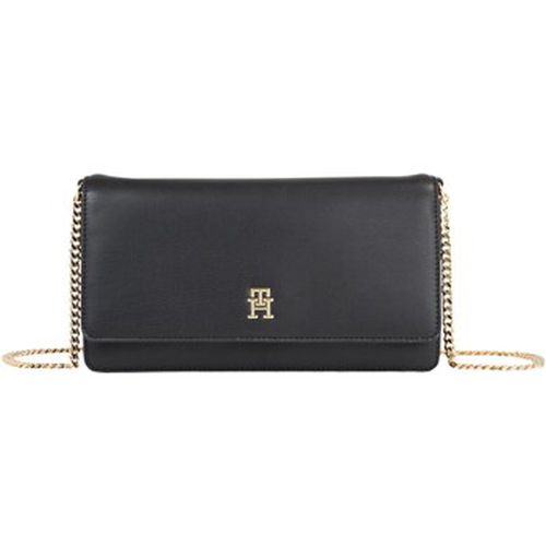 Sac TOMMT HILFIGER Refined Borsa Tracolla Donna Black AW0AW16109 - Tommy Hilfiger - Modalova