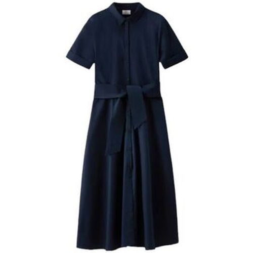 Robe Robe Belted Poplin Melton Blue - Woolrich - Modalova