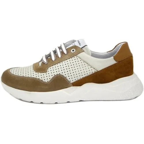 Baskets Chaussures, Sneakers en Cuir, Semelle Amovible-844 - Exton - Modalova