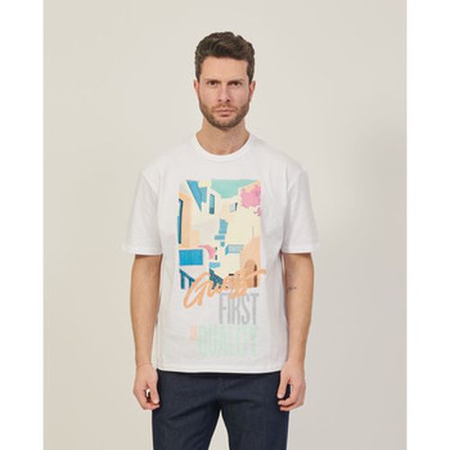 T-shirt T-shirt en coton avec imprimé - Guess - Modalova