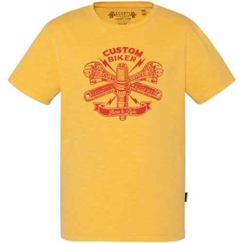 T-shirt T-shirt coton col rond - Schott - Modalova