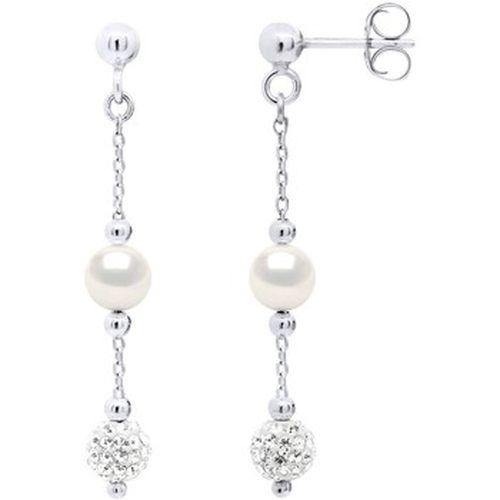 Boucles oreilles Pendants d'Oreilles Pure Cristal et Perles de Culture - Argent - Lova - Lola Van Der Keen - Modalova