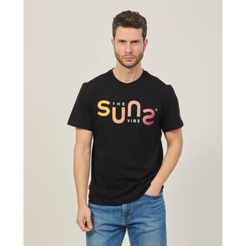 T-shirt T-shirt à col rond en coton avec logo - Suns - Modalova
