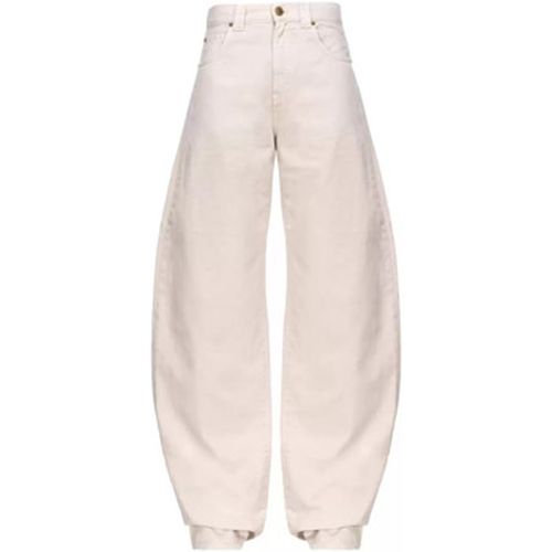Pantalon Oeuf en jeans rose Eloise - Pinko - Modalova