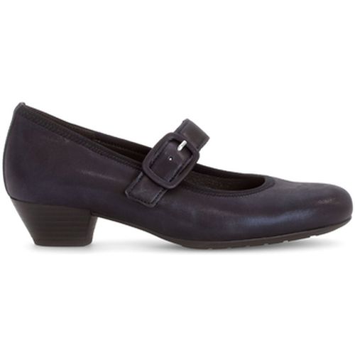 Chaussures escarpins Escarpins en cuir velours à talon bloc décroché - Gabor - Modalova