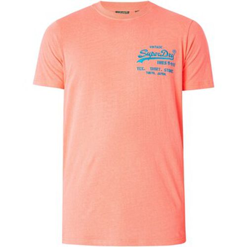 T-shirt T-shirt fluo vintage avec logo sur la poitrine - Superdry - Modalova