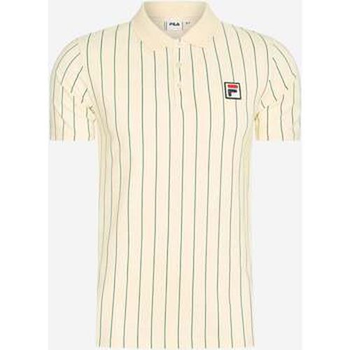 T-shirt Polo Luckenwalde - rayures aventurines blanc antique - Fila - Modalova