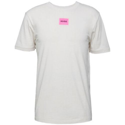 T-shirt T-SHIRT EN JERSEY DE COTON AVEC ÉTIQUETTE LOGO ROSE DI - BOSS - Modalova