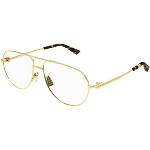 Lunettes de soleil BV1302O Cadres Optiques, Or/Transparent, 57 mm - Bottega Veneta - Modalova