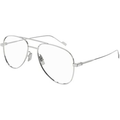 Lunettes de soleil CLASSIC 11 YSL Cadres Optiques, Argent/Transparent, 55 mm - Saint Laurent - Modalova