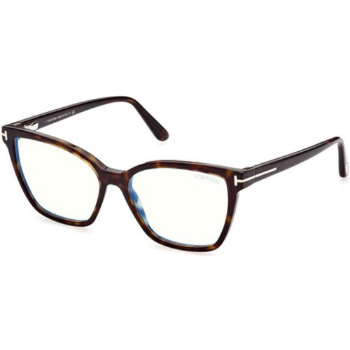 Lunettes de soleil FT5812-B Cadres Optiques, Havana, 53 mm - Tom Ford - Modalova