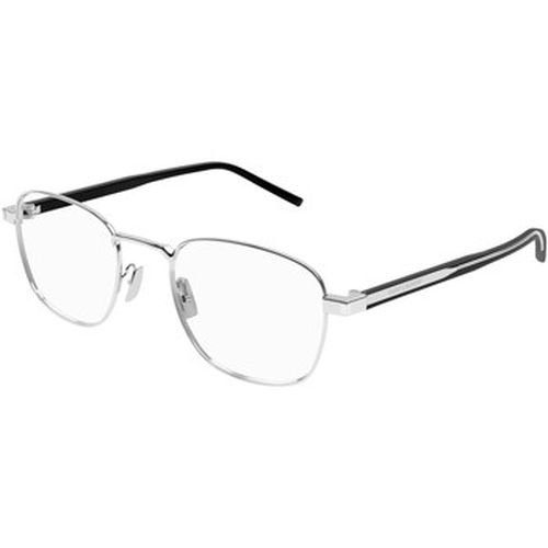 Lunettes de soleil SL 699 Cadres Optiques, Argent/Transparent, 51 mm - Saint Laurent - Modalova