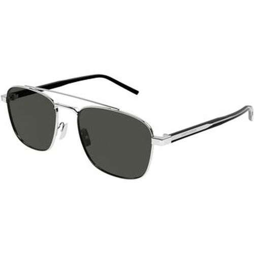 Lunettes de soleil SL 665 Lunettes de soleil, Argent/Gris, 56 mm - Saint Laurent - Modalova