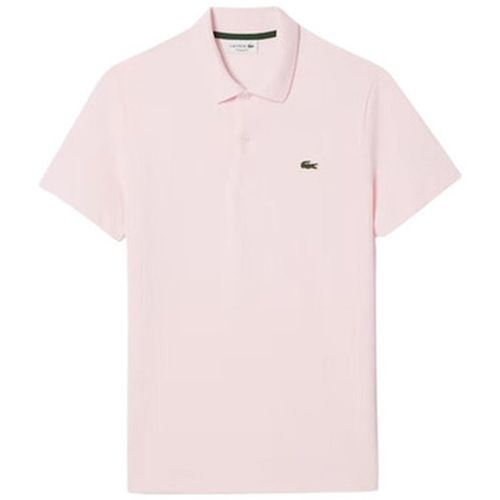 T-shirt POLO ROSE EN COTON - FLAMANT - 5 - Lacoste - Modalova