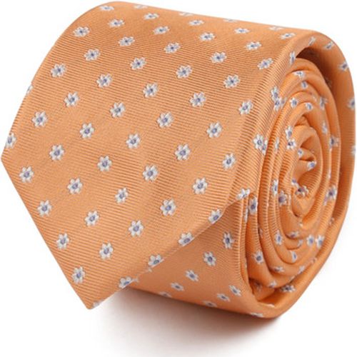 Cravates et accessoires Cravate Soie Mini Fleurs Orange - Suitable - Modalova
