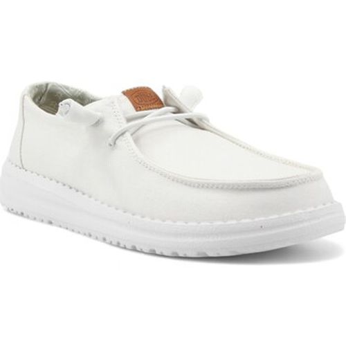 Chaussures Wendy Canvas Sneaker Vela Donna White 40902-100 - HEYDUDE - Modalova