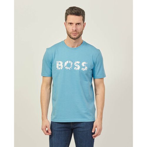 T-shirt T-shirt en coton avec logo imprimé - BOSS - Modalova