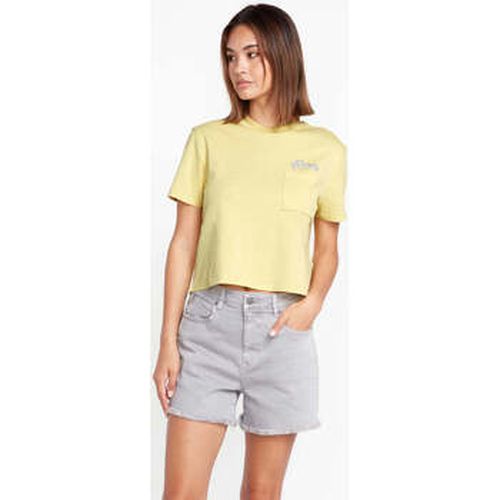 T-shirt Camiseta Chica Pocket Dial - Citron - Volcom - Modalova