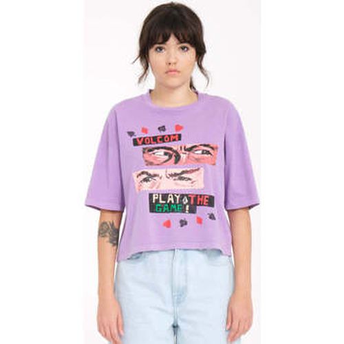 T-shirt Camiseta Chica Play The - Paisley Purple - Volcom - Modalova