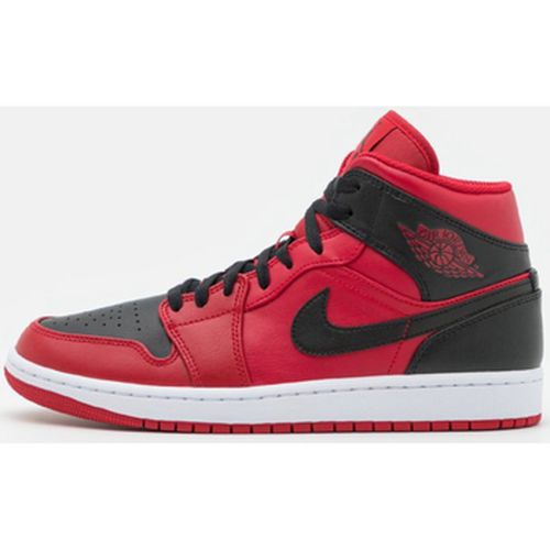 Baskets montantes AIR JORDAN 1 MID NOIR - Nike - Modalova