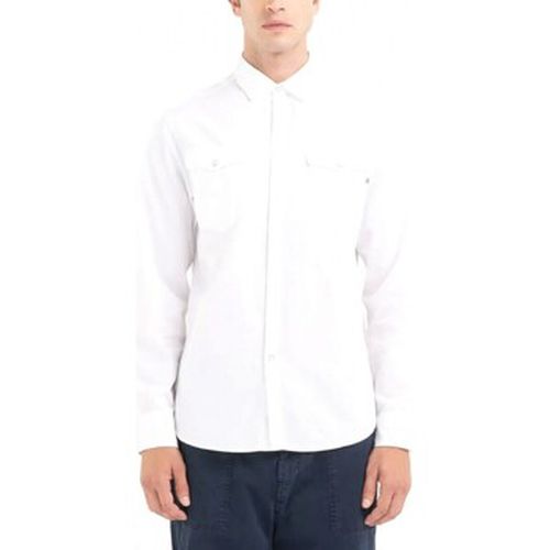 T-shirt Chemise en jean blanche - Replay - Modalova
