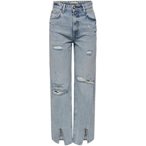 Jeans ONLASTRID HW WIDE SLIT LB DNM DOT - 15283272 - Only - Modalova