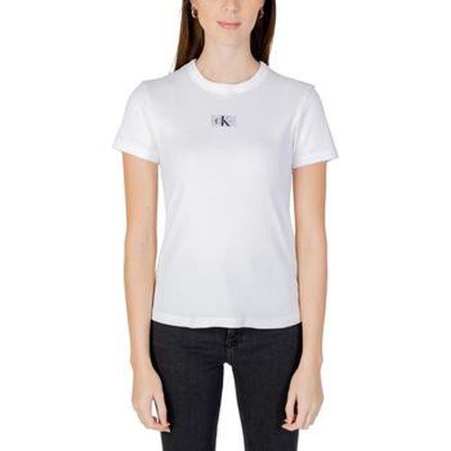 T-shirt WOVEN LABEL RIB J20J222687 - Calvin Klein Jeans - Modalova