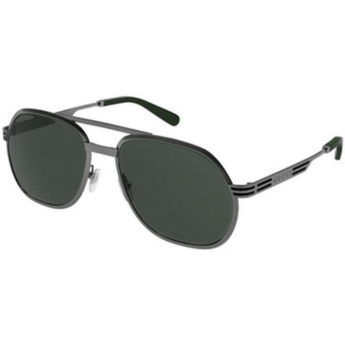 Lunettes de soleil GG0981S Lunettes de soleil, Ruthénium/Vert, 60 mm - Gucci - Modalova