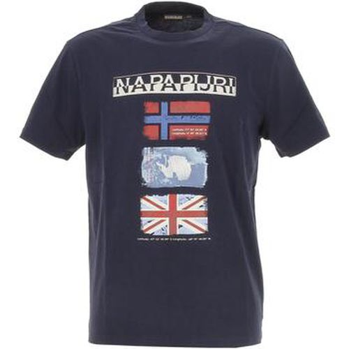T-shirt S-gorfou blu marine - Napapijri - Modalova