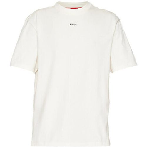T-shirt T-SHIRT RELAXED FIT EN JERSEY DE COTON À LOGO IMPRIMÉ - BOSS - Modalova