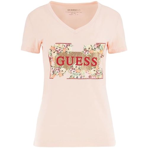 T-shirt Guess Fleurs - Guess - Modalova