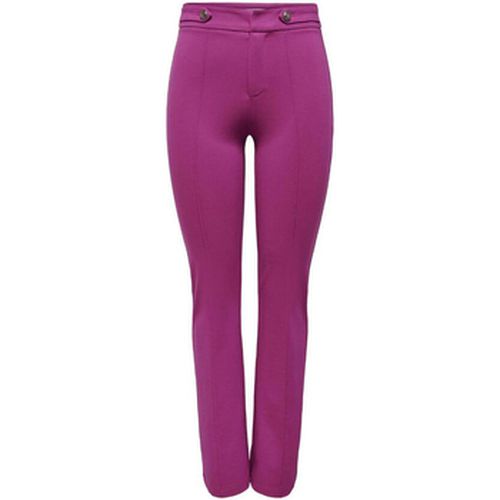 Pantalon ONLPOPTRASH LIFE HW FLARED BUT PANT TLR 15302976 - Only - Modalova