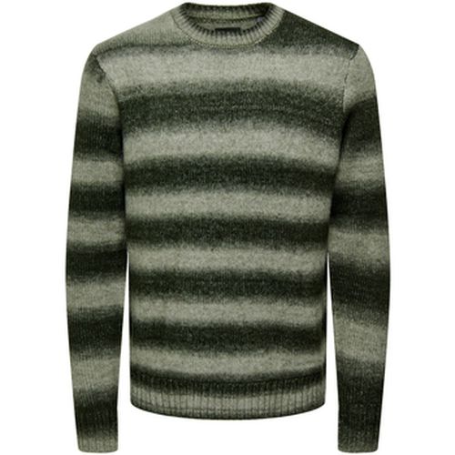 Pull ONSMARCEL REG 3 GRADIENT CREW KNIT 22027155 - Only & Sons - Modalova