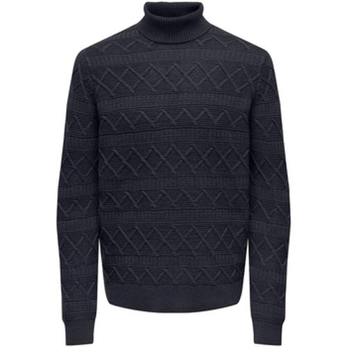 Pull ONSWADE REG 5 STRUC ROLL NECK KNIT 22027158 - Only & Sons - Modalova