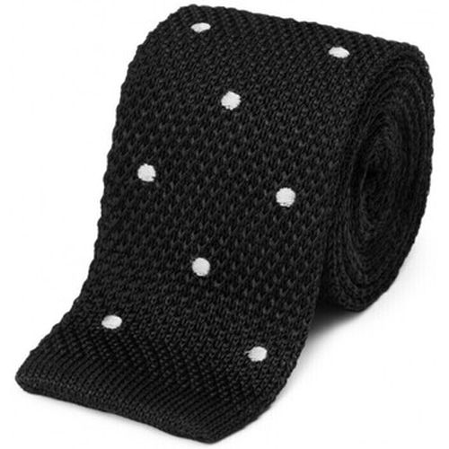 Cravates et accessoires Cravate fine en maille tricot pure soie à pois - Bruce Field - Modalova